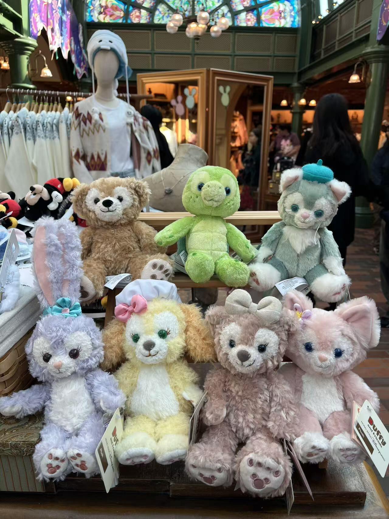 香港ディズニーランド　ダッフィーフレンズ　ぬいぐるみセット　Disney 香港ディズニーランドダッフィーアンドフレンズぬいぐるみセットDisney