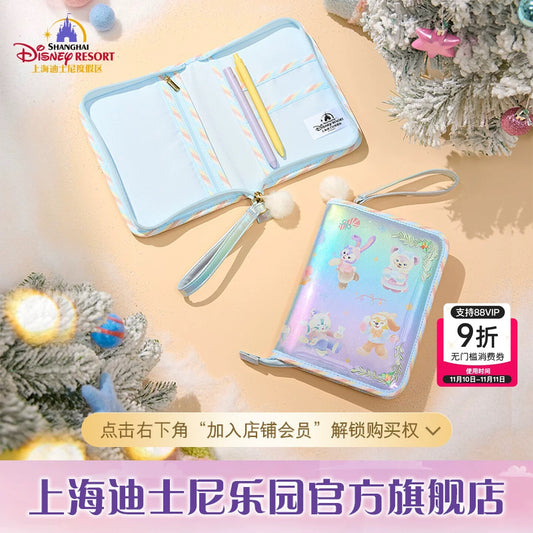 冬 ダッフィーフレンズ 文房具 収納ポーチ 持ち運び ❘上海ディズニー