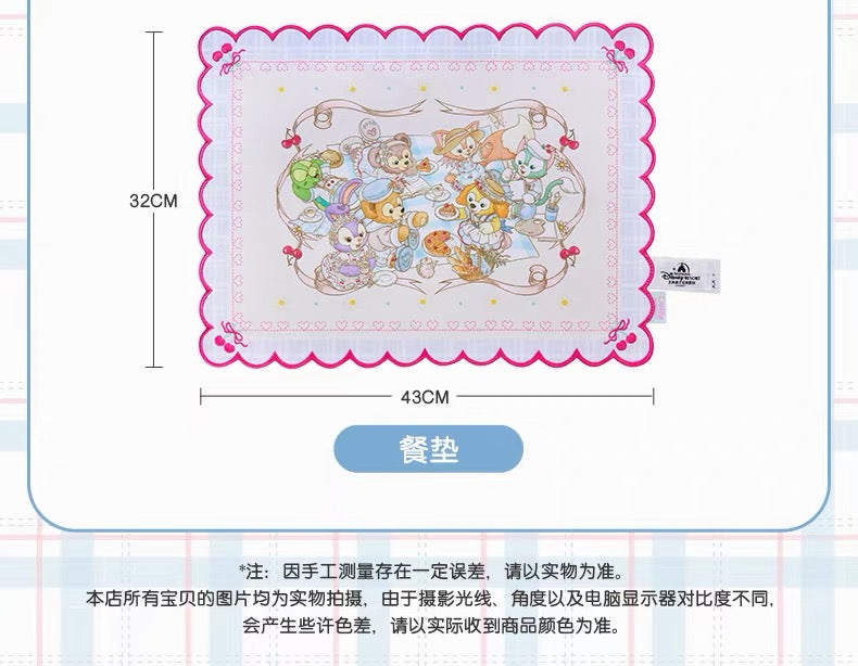 チェリー リーナベル ランチバッグ マット付き ❘上海ディズニー
