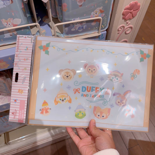 冬 ダッフィーフレンズ クリアファイル 3個セット❘上海ディズニー