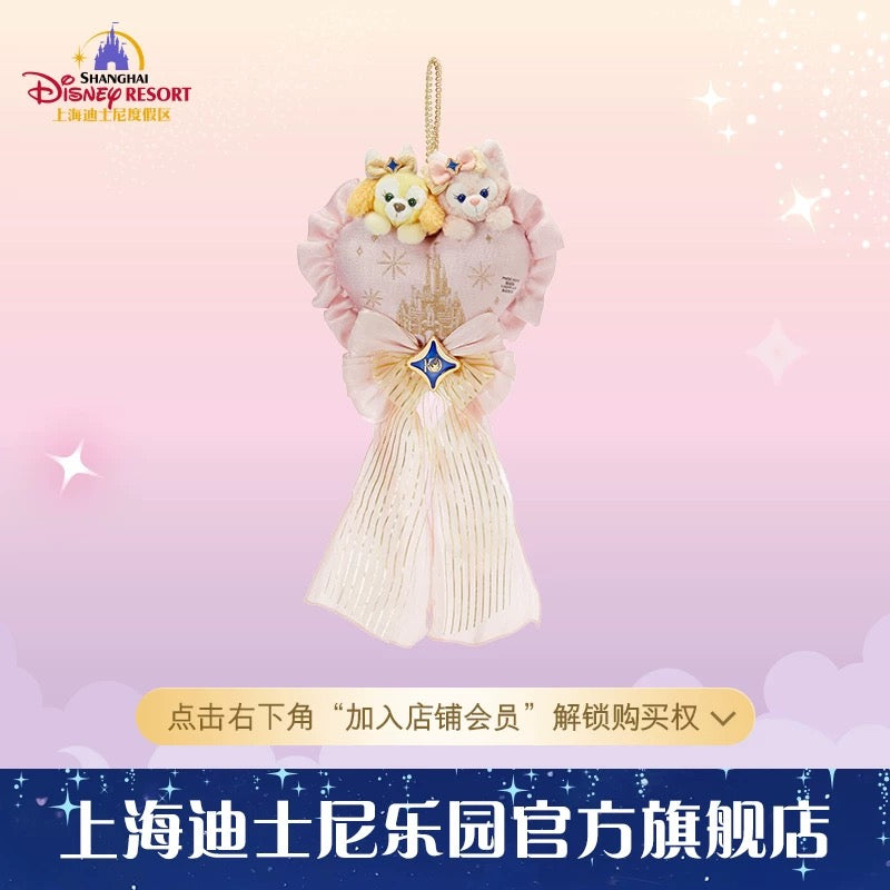 10周年 ダッフィー＆シェリーメイ クッキーアン＆リーナベル ライト付きオーナメント ❘上海ディズニー