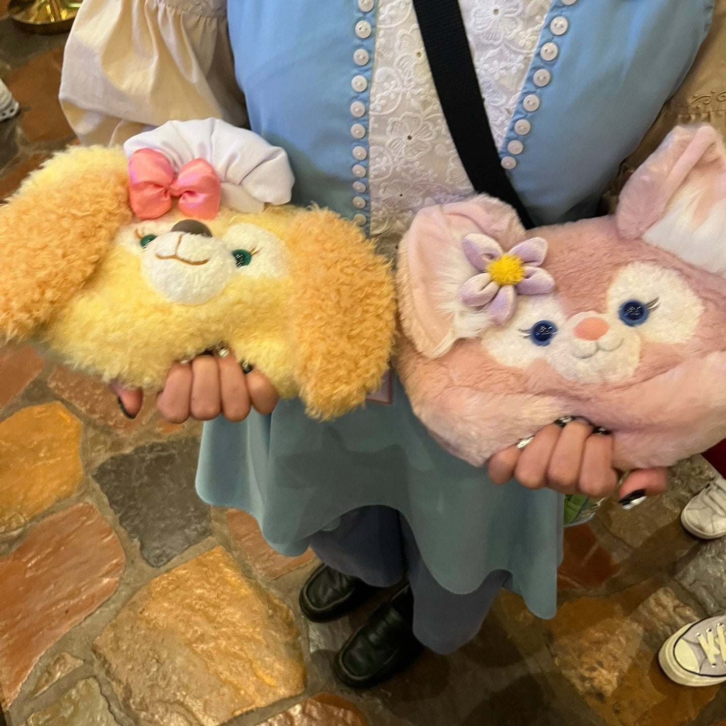 セール❣️ 香港ディズニー リーナベル クッキーアン ジェラトーニ 化粧ポーチ 収納バッグ