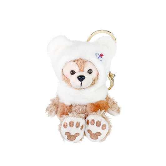 クリスマス 冬 ダッフィー ぬいぐるみキーホルダー｜香港ディズニー