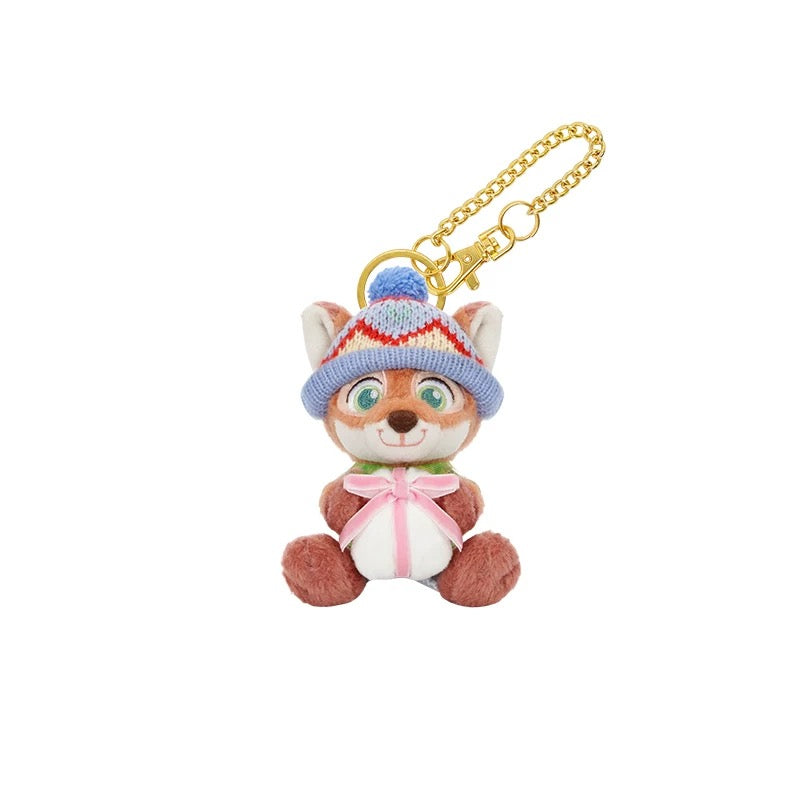 ズートピア ニック ジュディ 冬 ぬいぐるみキーチェーン | 上海ディズニー🇨🇳