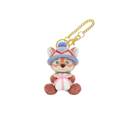 ズートピア ニック ジュディ 冬 ぬいぐるみキーチェーン | 上海ディズニー🇨🇳
