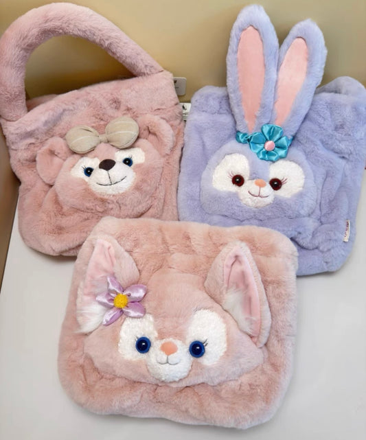 セール❣️ 香港ディズニー ダッフィーフレンズ ふわふわ バッグ