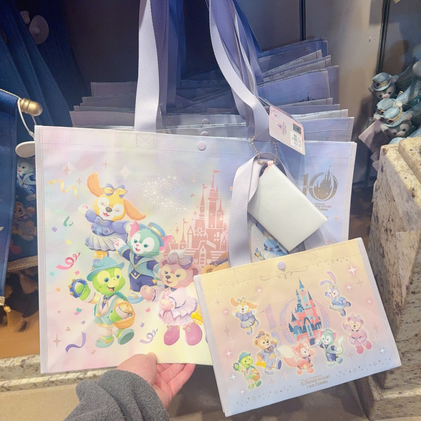 10周年 ダッフィーフレンズ ショッピングバッグ ❘上海ディズニー