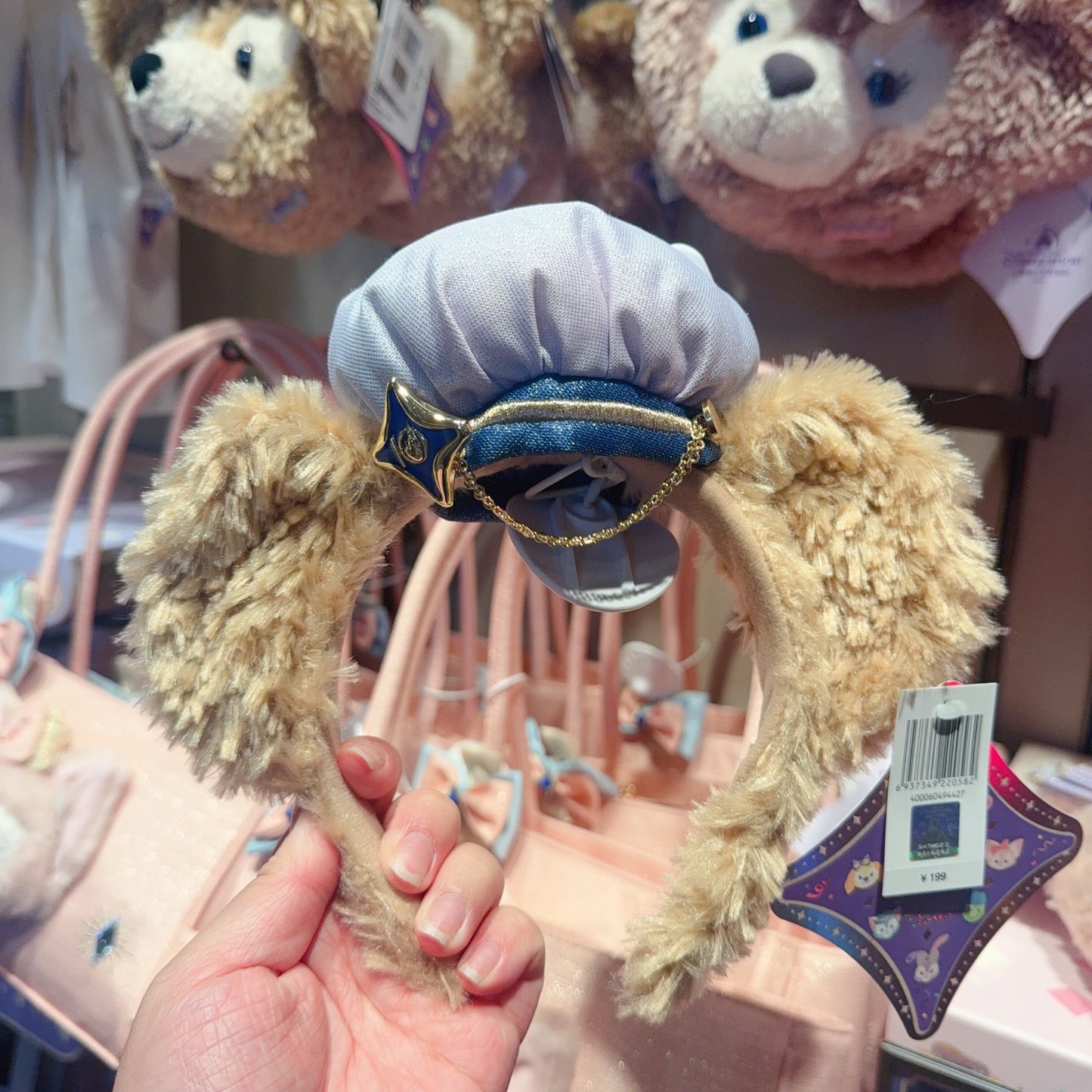 10周年 リーナベル ステラルー シェリーメイ ダッフィーカチューシャ❘上海ディズニー