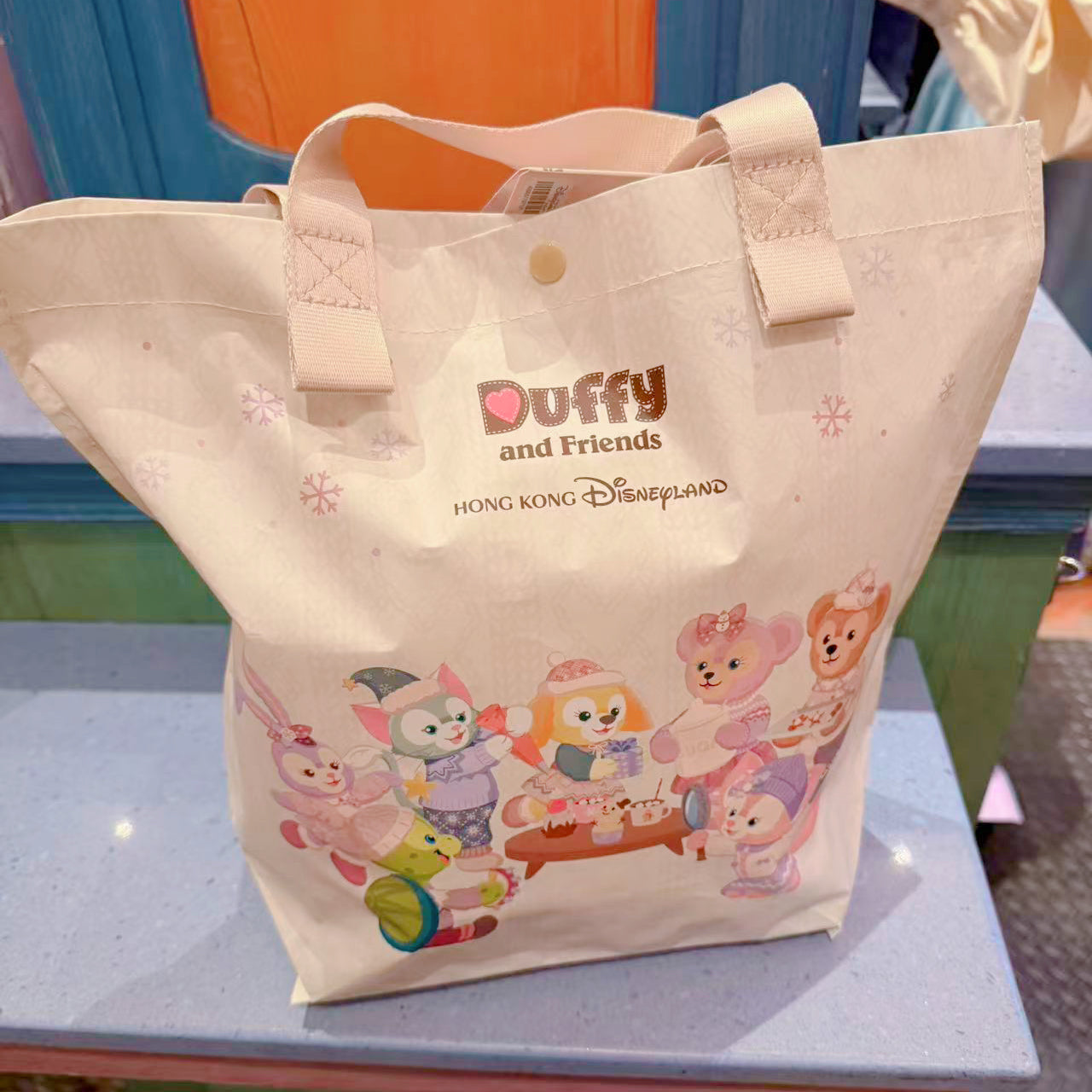 クリスマス ダッフィーフレンズ ショッピングバッグ｜香港ディズニー