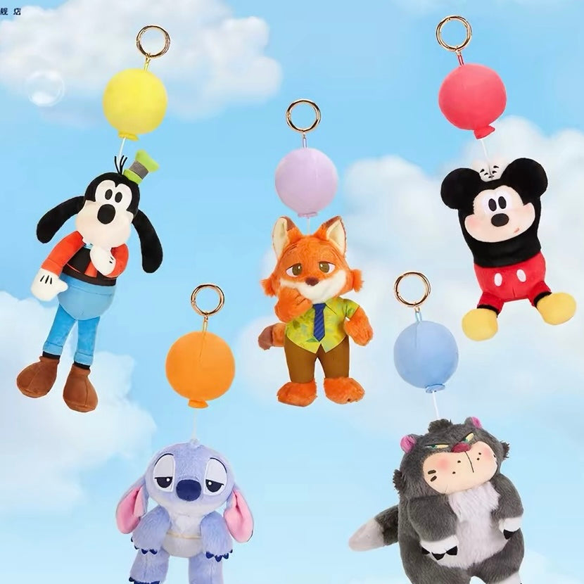 ズートピア  ニック ふわふわフローティングぬいぐるみキーチェーン| 上海ディズニー