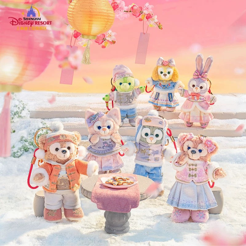 2026新春 ダッフィー ぬいぐるみキーチェーン❘上海ディズニー