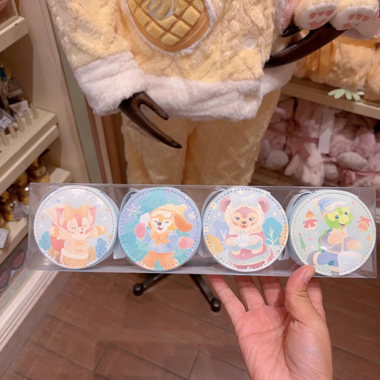 冬 ダッフィーフレンズ 収納ポーチ4個セット❘上海ディズニー