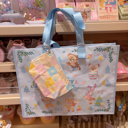 冬 ダッフィーフレンズ ショッピングバッグ❘上海ディズニー