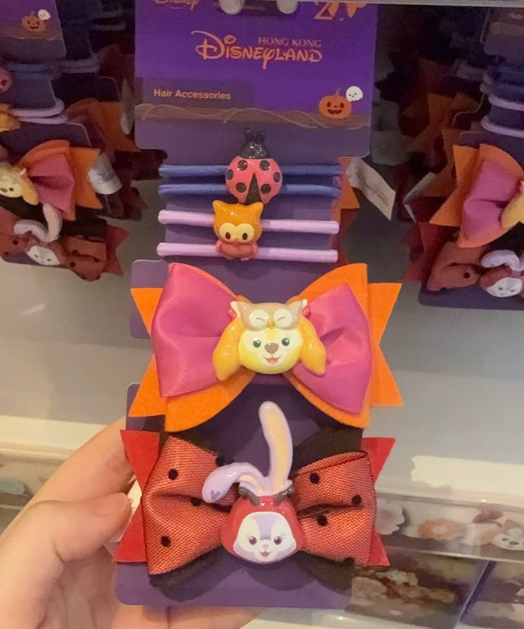 ハロウィン クッキーアン＆ステラルー ヘアゴム｜香港ディズニー