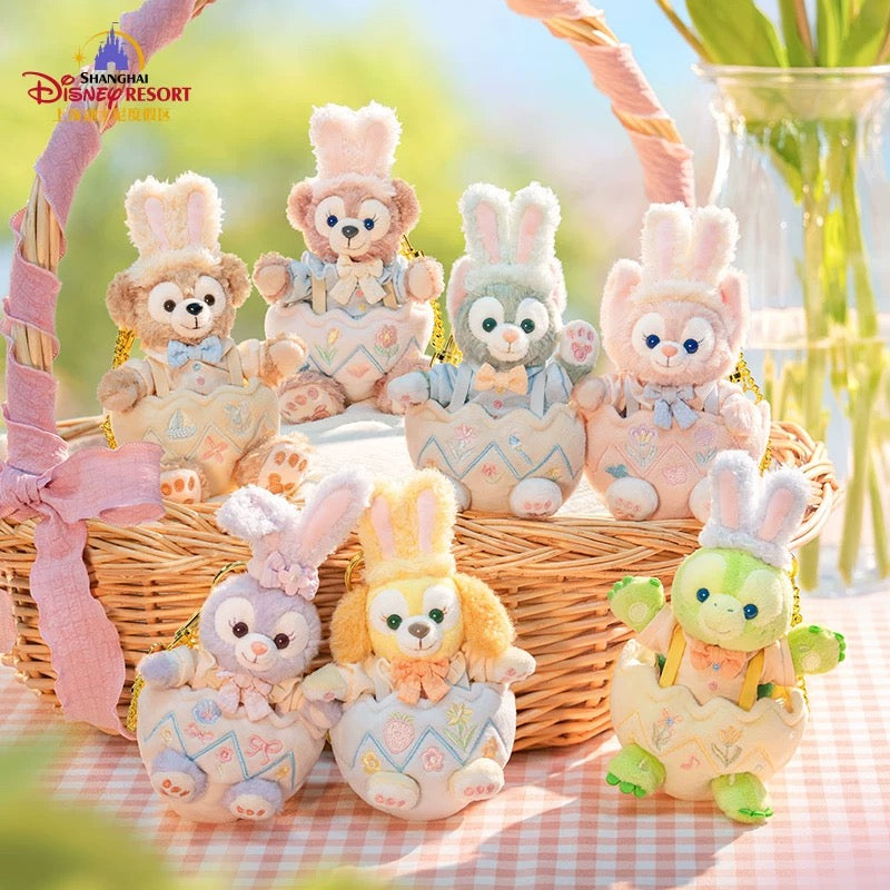 専用　4493 イースター　上海ディズニー　リーナベル　ぬいぐるみSS 春日イースター リーナベル ぬいぐるみキーチェーン❘上海ディズニー