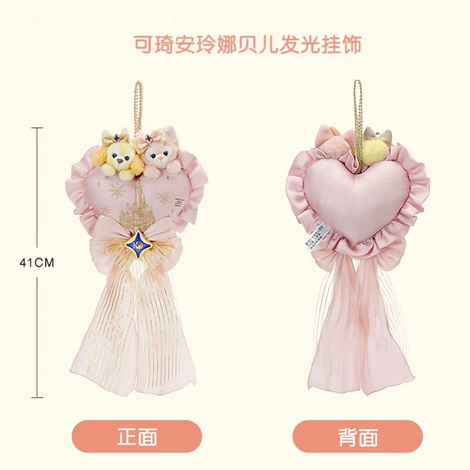 10周年 ダッフィー＆シェリーメイ クッキーアン＆リーナベル ライト付きオーナメント ❘上海ディズニー