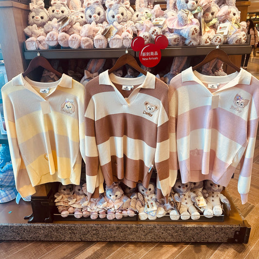 ダッフィー リーナベル クッキーアン ニット トップス❘上海ディズニー