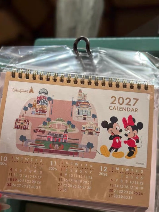 2027 ミッキーフレンズ カレンダー❘香港ディズニー