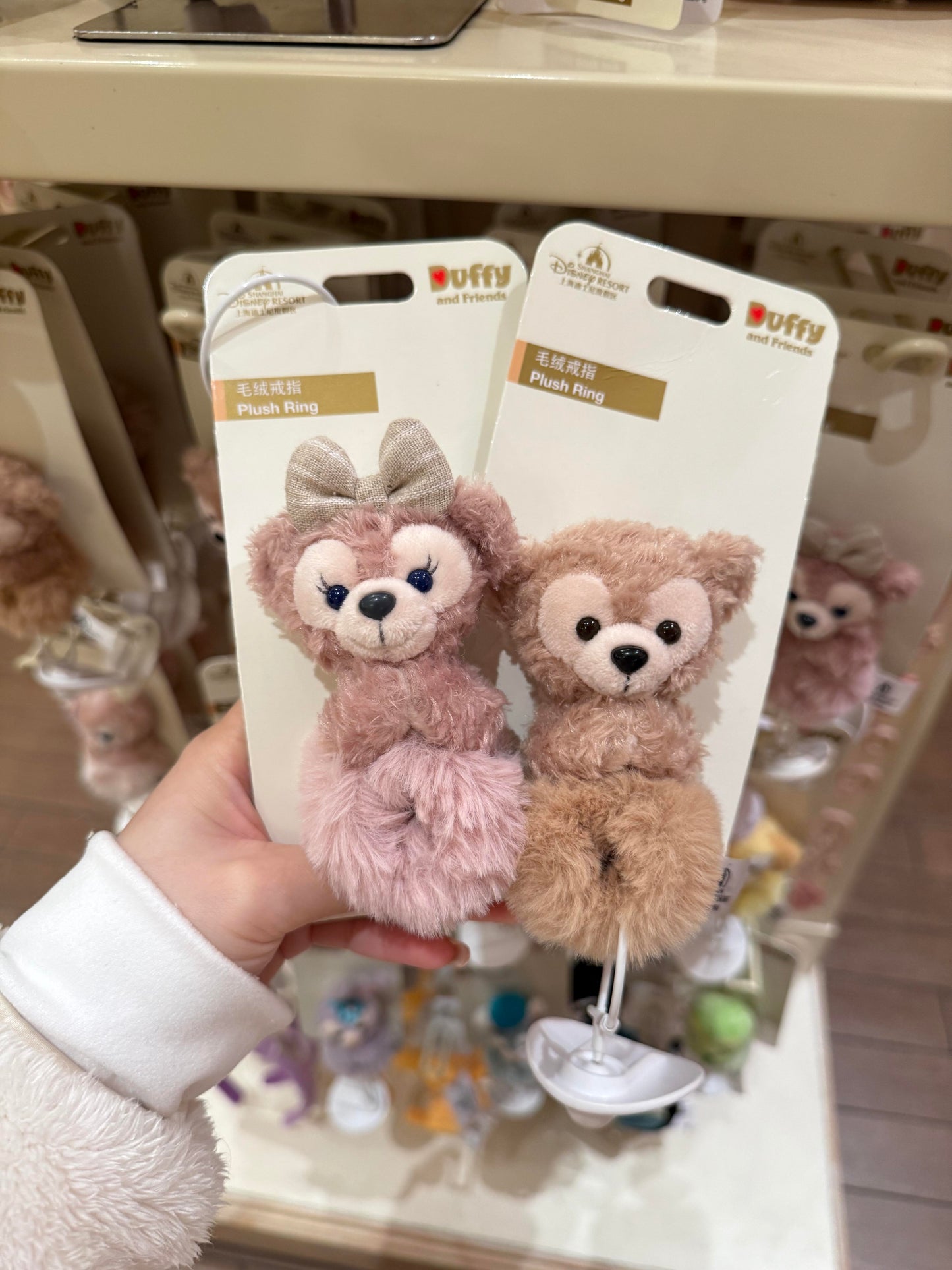 ダッフィーフレンズ ぬいぐるみ指輪❘上海ディズニー