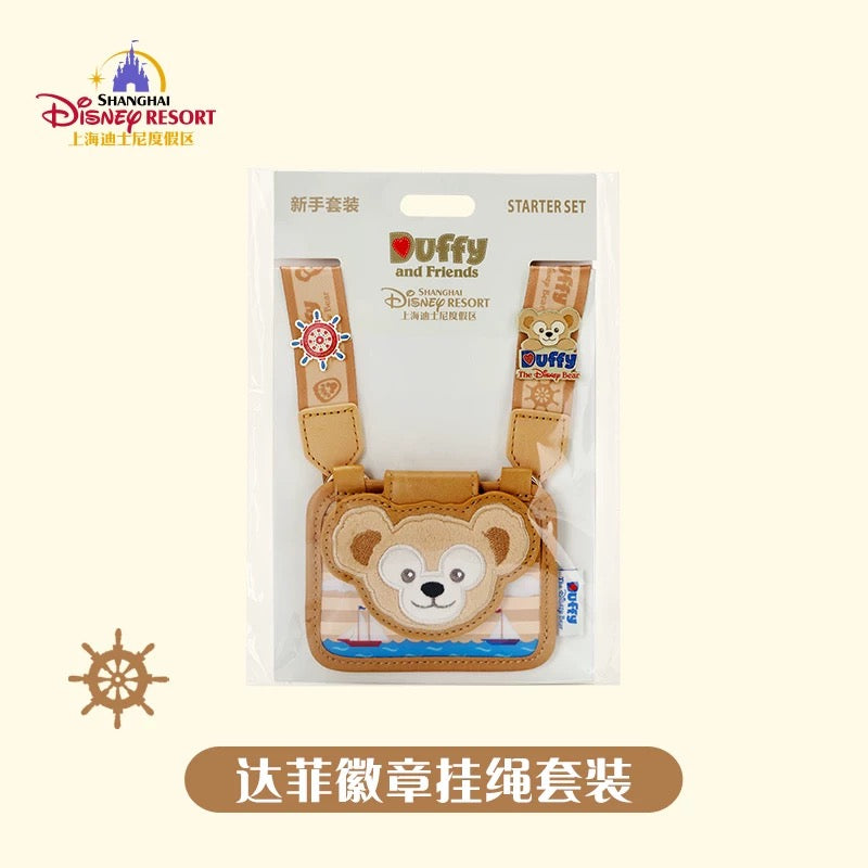 ダッフィー ピンバッジ＆パスケース付き スターターセット ❘上海ディズニー