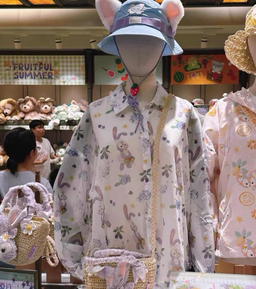 セール❣️ 上海ディズニー  夏日 ステラルー シフォン シャツ