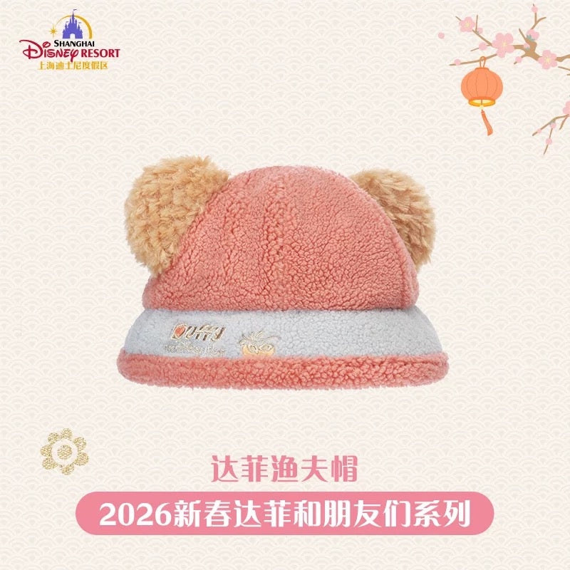 2026新春 ダッフィー バケットハット❘上海ディズニー