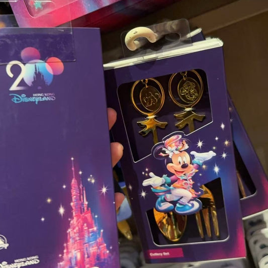 20周年 ミッキー スプーンセット❘香港ディズニー