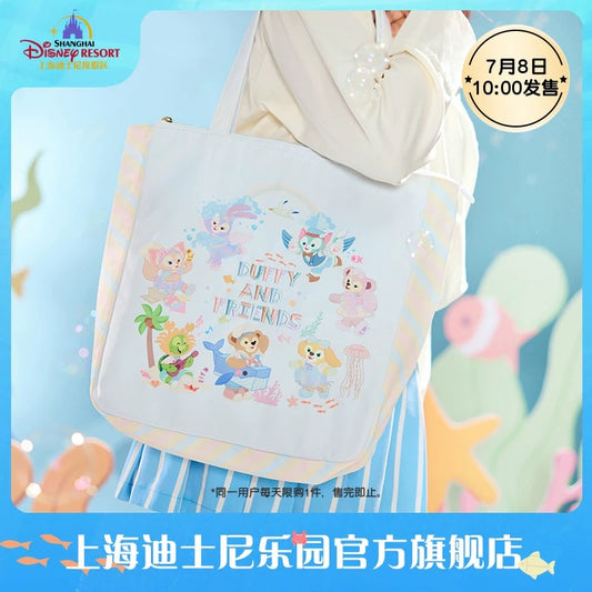 夏日 サマー ダッフィーフレンズ トートバッグ｜上海ディズニー