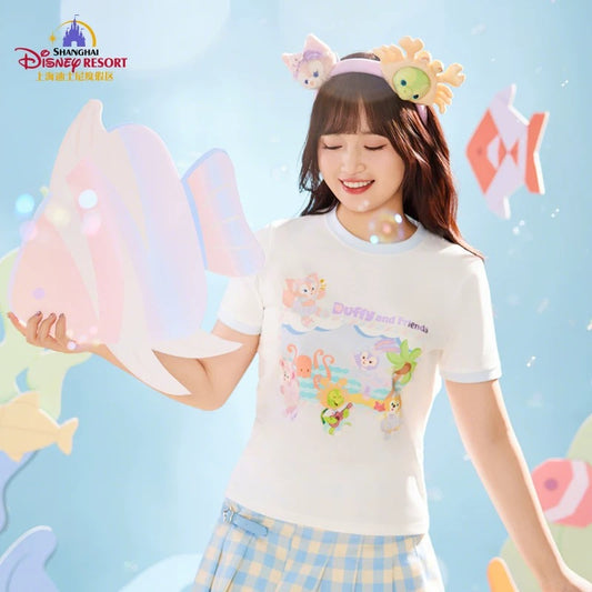 夏日 サマー ダッフィーフレンズ Tシャツ｜上海ディズニー