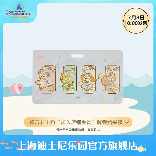 夏日 サマー ダッフィーフレンズ メタルブックマークセット｜上海ディズニー