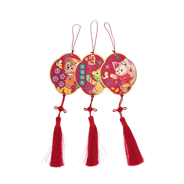 新春 午年 ダッフィーフレンズ 飾り 6枚｜香港ディズニー