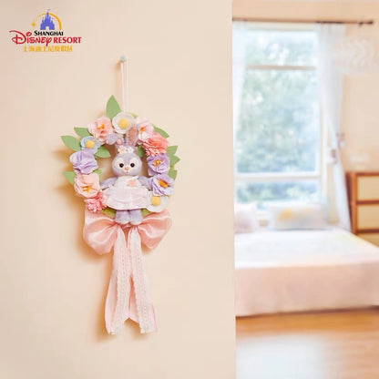 グッズ | 上海ディズニー・春スプリングシリーズ：『リーナベル -「フェースバッグ小」「水筒」「バケットハット」「パースケース」』『ステラルー -「ショルダーバッグ」「リース」「カチューシャ」』『ダッフィー - 「カーテンホルダー」』『シェリーメイ - 「カーテンホルダー」』『ジェラトーニ - 「ブランケット」』