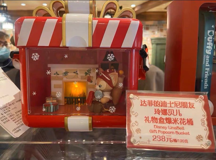 「リーナベル」： ポップコーンバケット | 上海ディズニー・クリスマス・シリーズ