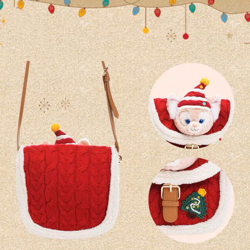 上海ディズニー クリスマス ステラルー ぬいぐるみ ショルダーバッグ タグ付き